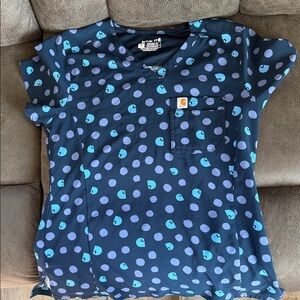 Carhartt Kids' Blue Polka Dot Tee